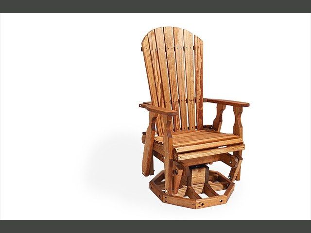 Fanback glider wood