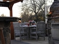 evening patio english